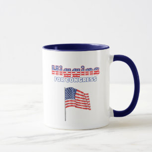 Higgins for Congress Patriotic American Flag Mug