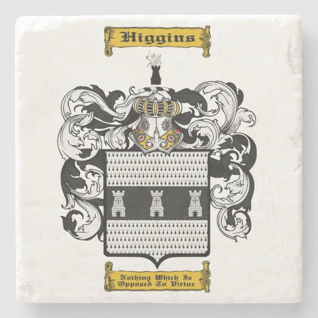 Higgins (Irish) Stone Coaster (Front)