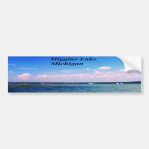 Higgins Lake Michigan Bumper Sticker
