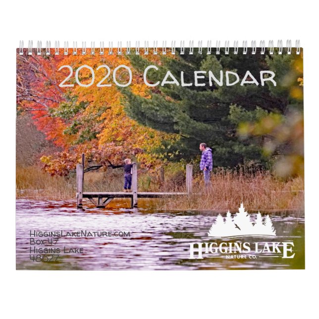 Higgins Lake Nature 2020 Calendar c (Back)