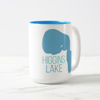 Higgins Lake, Roscommon County, Michigan Two-Tone Coffee Mug