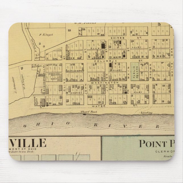 Higginsport, Ohio Mouse Pad (Front)