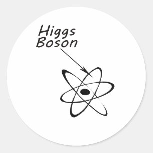 Higgs Boson Classic Round Sticker