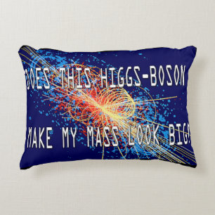 Higgs-Boson Mass Decorative Cushion
