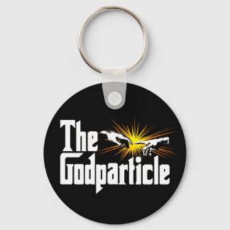 Higgs Boson The Godparticle - Funny Physics Nerd Key Ring