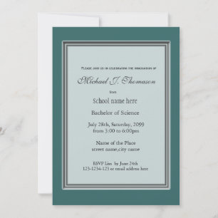 High achievement graduation announcement