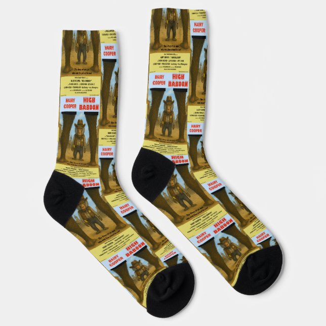 High Baboon Movie Parody Socks (Right)