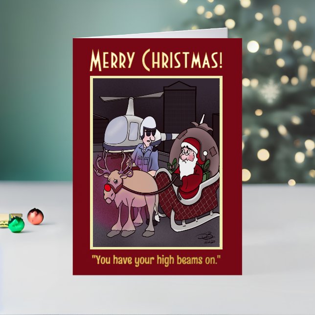 High Beams Foil Holiday Greeting Card (Holiday In Situ 2)