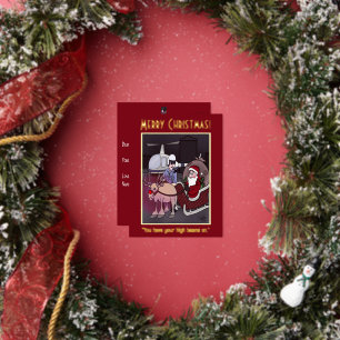 High Beams Foil Holiday Postcard