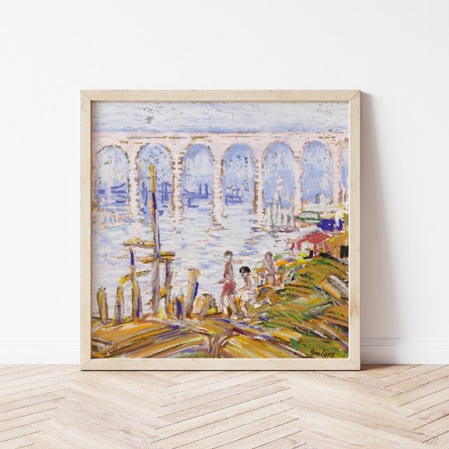 High Bridge Harlem River | George Luks Poster (Creator Uploaded)
