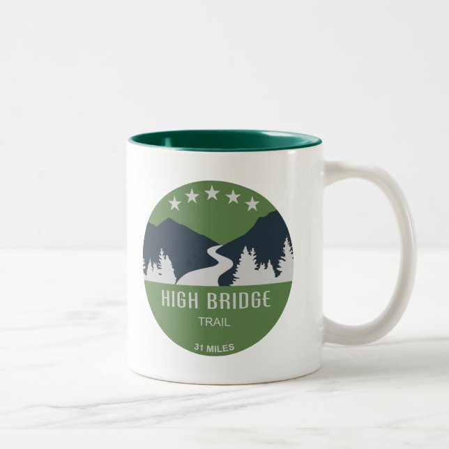 High Bridge Trail Two-Tone Coffee Mug (Right)