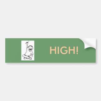 HIGH! BUMPER STICKER