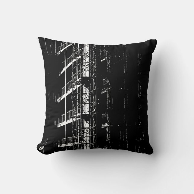 High Contrast Construction Cushion (Front)