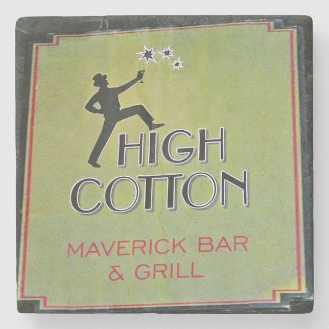 High Cotton Restaurant Charleston, SC. Coaster (Front)