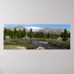High Country Mountain Stream III at Yosemite Poster