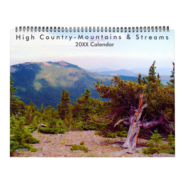 High Country - Mountains & Streams Calendar (Cover)