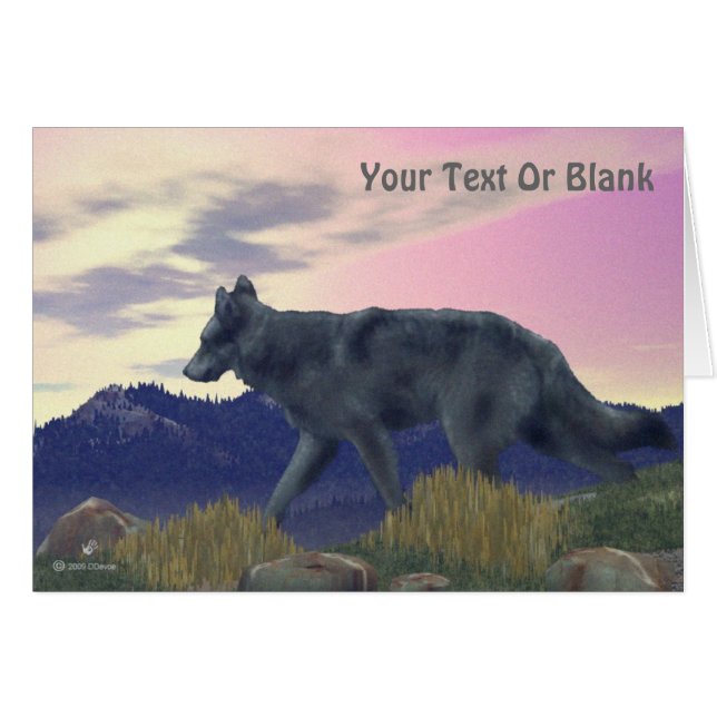 High Country Wolf (Front Horizontal)