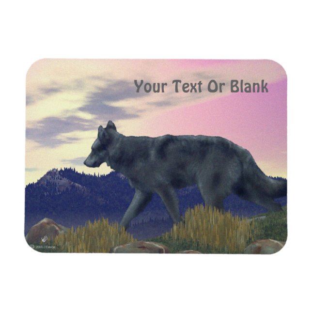 High Country Wolf Magnet (Horizontal)