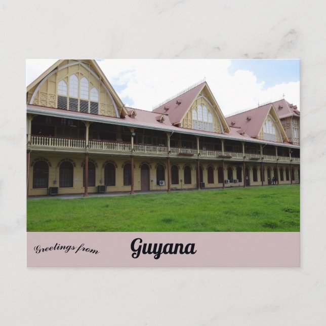 High Court Georgetown Guyana Postcard (Front)
