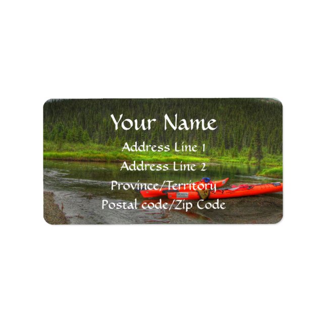 High Def Kayak; Mailing Necessities Label (Front)