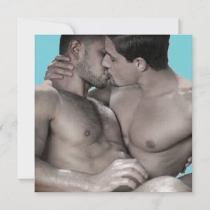 High Definition Print Square Flat Card Hunks