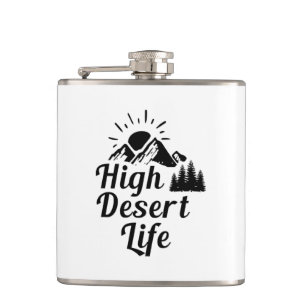 High Desert Life Hip Flask