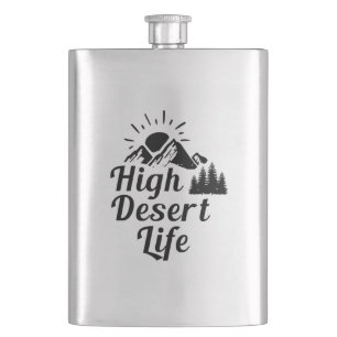 High Desert Life Hip Flask
