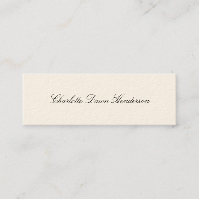 High elegance graduation announcement name card (Front)