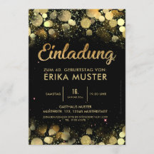 High-elegance party invitations 60th birthday