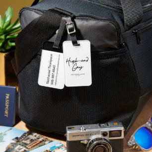 High-End Gay - The White Lotus Luggage Tag