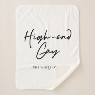High-End Gay - The White Lotus Sherpa Blanket