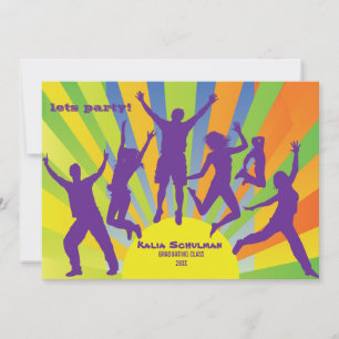 High Energy Teen Invitation