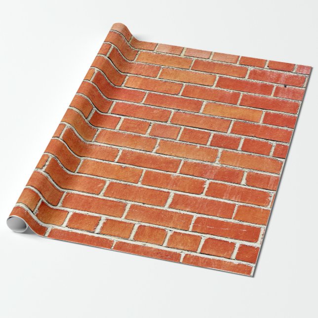 High Exposure Brick Wall Wrapping Paper (Unrolled)