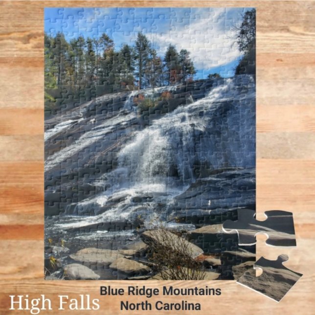 High Falls Photographic Waterfall Jigsaw Puzzle (Creator Uploaded)