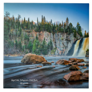 High Falls, Tettegouche Park, Minnesota Ceramic Tile