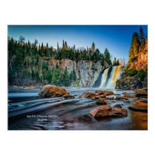 High Falls, Tettegouche Park, Minnesota Poster