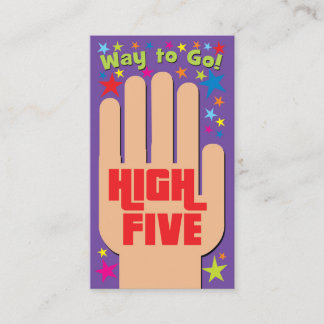 High Five Business Cards