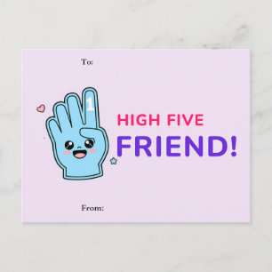 High Five Friend Valentine Card