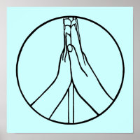 High Five Peace Sign Hands Posters