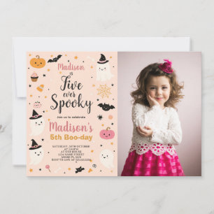 High Five Spooky Kids Halloween Birthday Invite