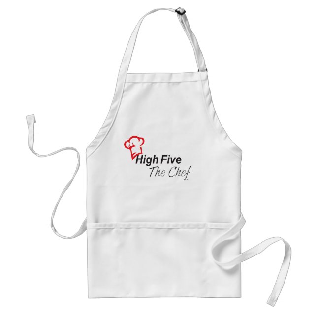 High Five the Chef apron (Front)
