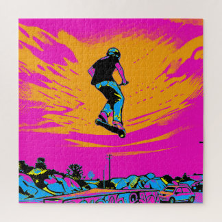 High Flier Scooter Rider - Stunt Scooter Jigsaw Puzzle