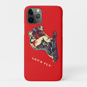 High Flyer! - Snowboarding Fool Pillowcase iPhone 11 Pro Case
