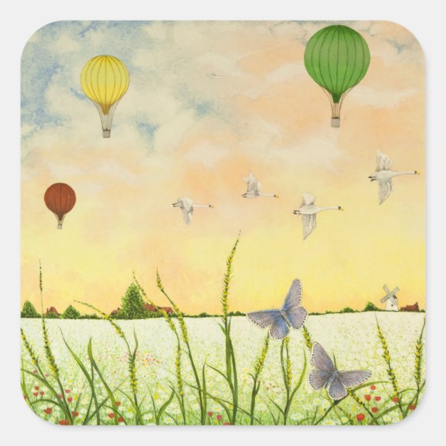 High Flyers 2011 Square Sticker (Front)