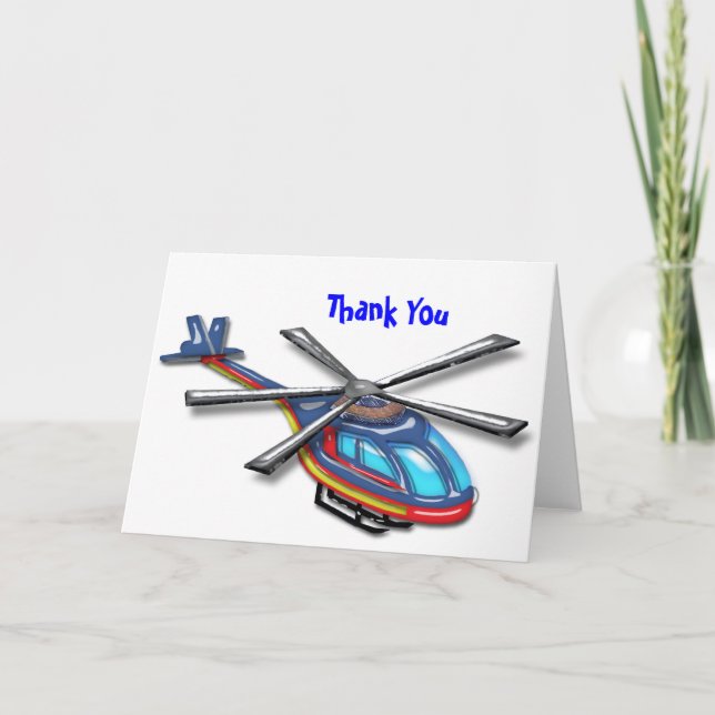 High Flying Helicopter  Thank You (Front)