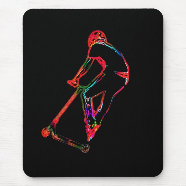 High-flying Scootering - Scooter Boy Mouse Pad (Front)