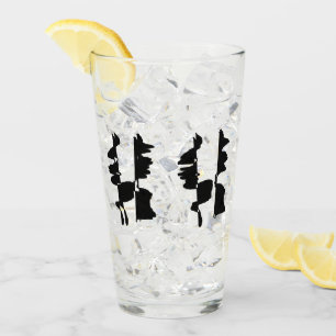 High Glass Abstract Design Mirror Faces
