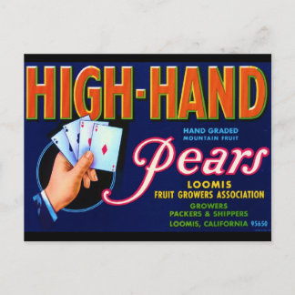High Hand Pears Postcard