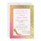 High Heel Foil Look Bachelorette Party Invitation