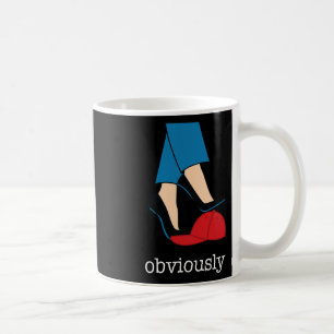 High Heel Obviously Harris Wheimer 2024 Usa Flag H Coffee Mug
